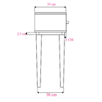 Minimalist Mango Oslo Console, Dressing Table, and Desk