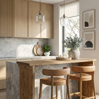 SOLA Solid Wood Dining Table / Breakfast Bar