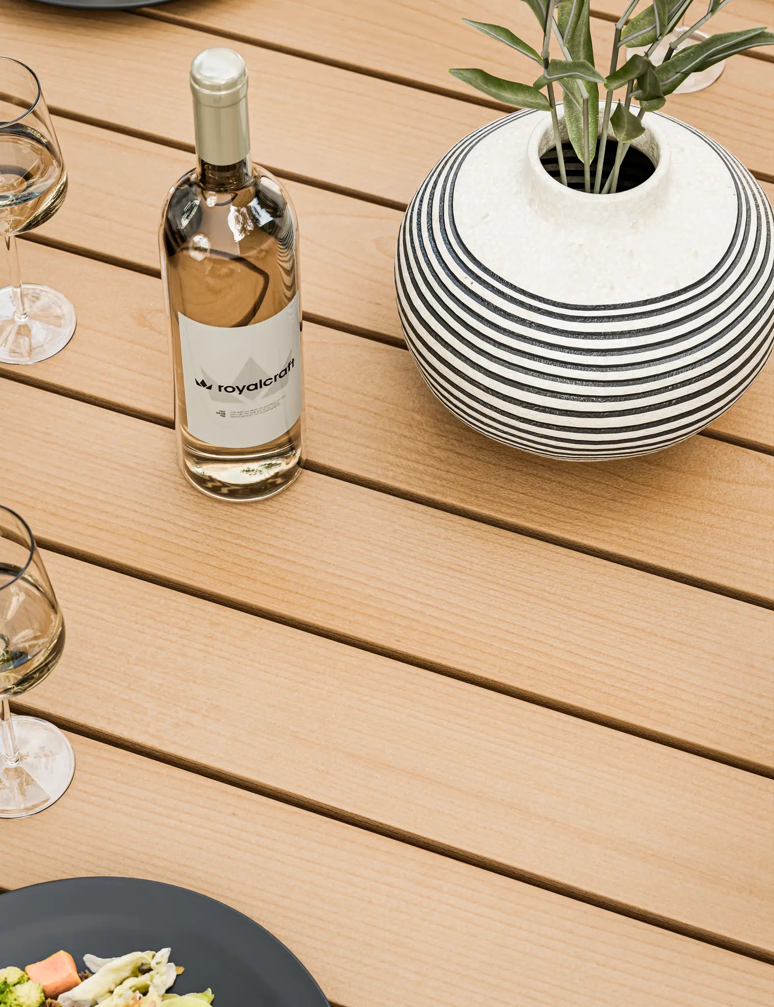 Tuscany 6 Seater Round Dining Set with Eden Night Dining Chairs