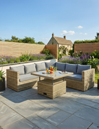 Wentworth 6 Seater Adjustable Corner Lounging Set