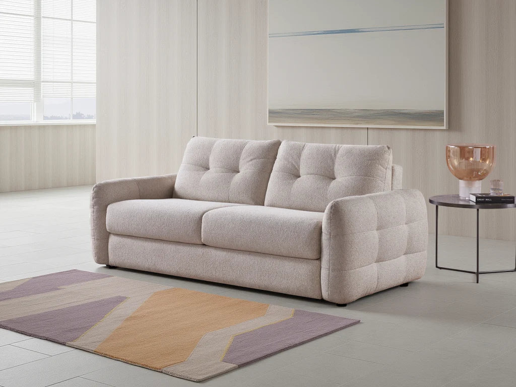 Athens Sofabed Beige/Grey 3 Seater
