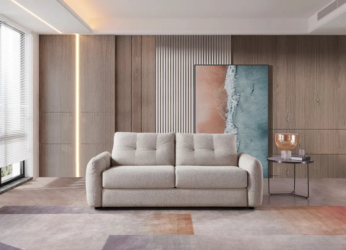 Athens Sofabed Beige/Grey 3 Seater