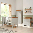Tutti Bambini Rio Chest Changer - Dove Grey/Honey Oak