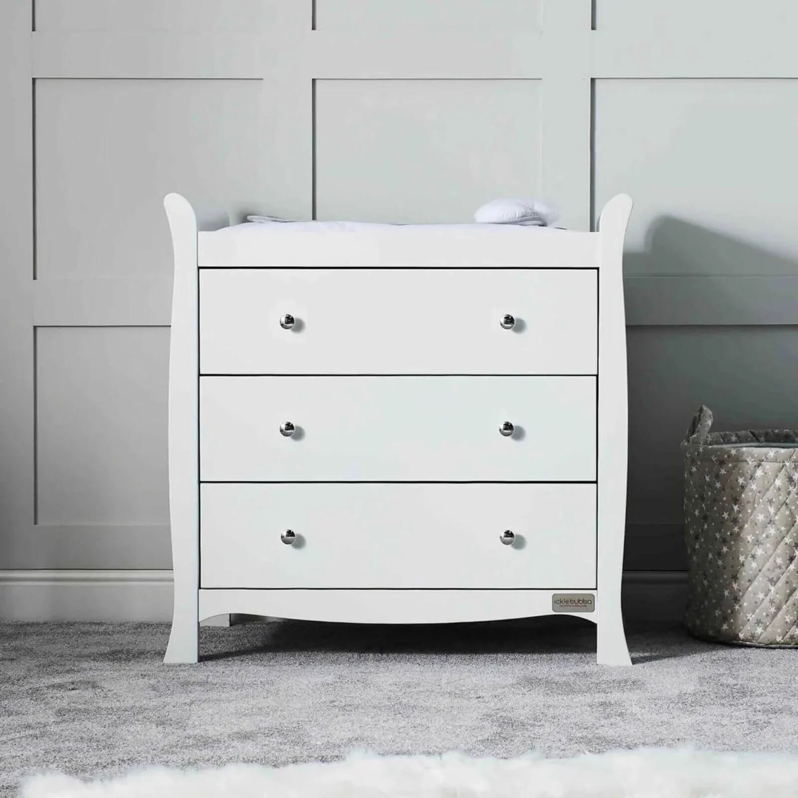 Ickle Bubba Snowdon 4-in-1 Mini Furniture Set Fibre Mattress 2 pcs - White