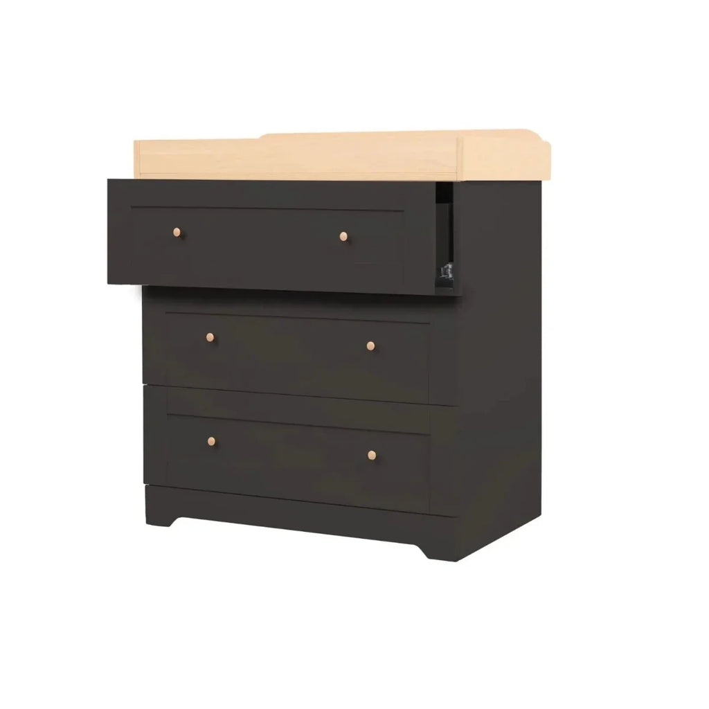 Tutti Bambini Rio 3 pcs Room Set - Dove Grey/Honey Oak
