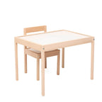 Montessori Wooden Table and Chair Set for Kids