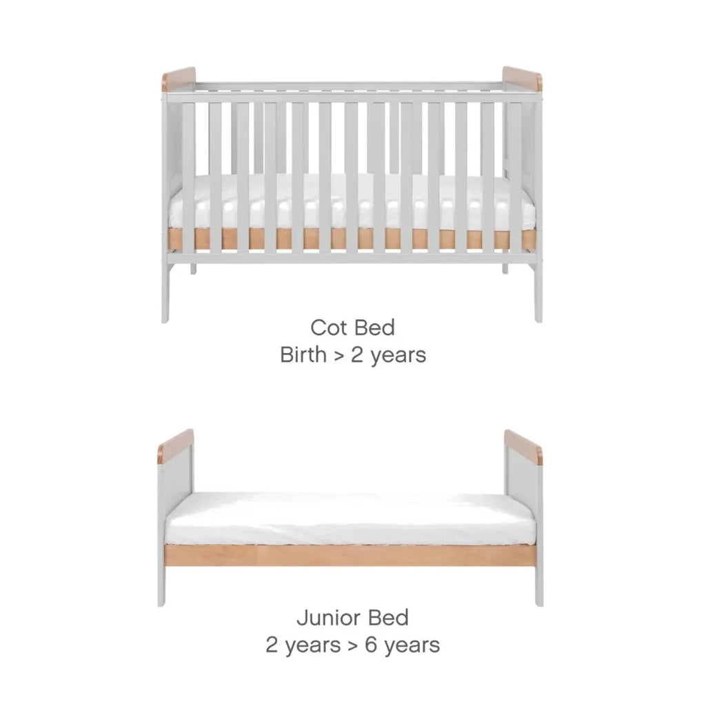 Tutti Bambini Rio 3 pcs Room Set - Slate/Honey Oak