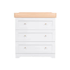 Tutti Bambini Rio Chest Changer - Dove Grey/Honey Oak