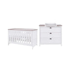 Tutti Bambini Verona 2 pcs Room Set - White/Oak