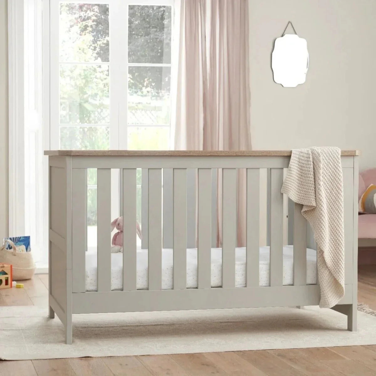Tutti Bambini Verona 2 pcs Room Set - Dove Grey/Oak
