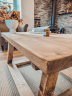 COAV Rustic Wooden Coffee Table