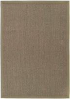 Bordered Sage Green Non-Slip Sisal Rug